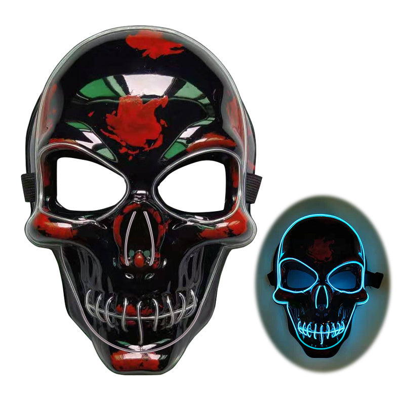 Halloween Skeleton Mask LED Glow Mask