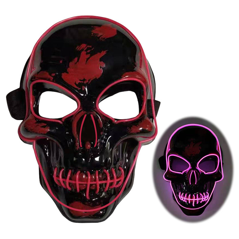 Halloween Skeleton Mask LED Glow Mask